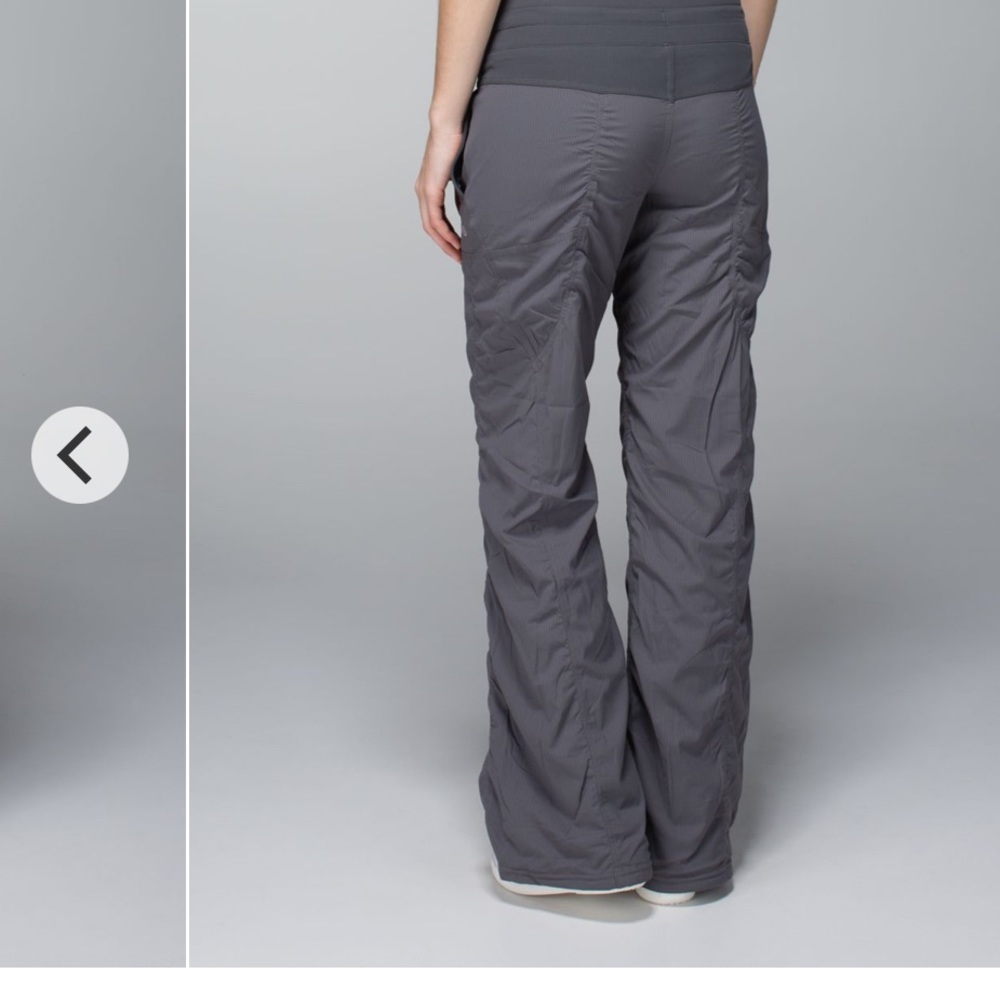 Lululemon dance studio pants 2 ll lined grey light liner lined